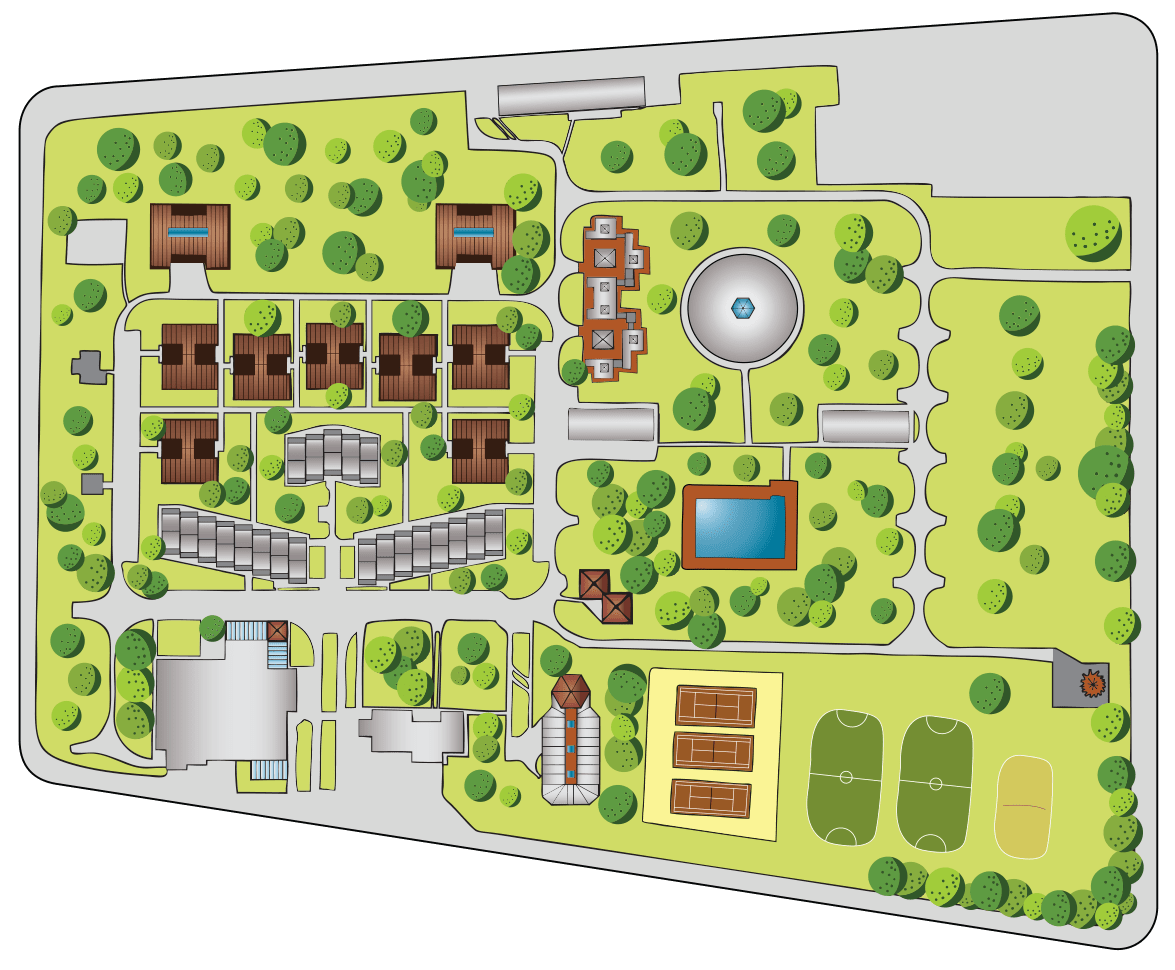 Szarvas Camp map